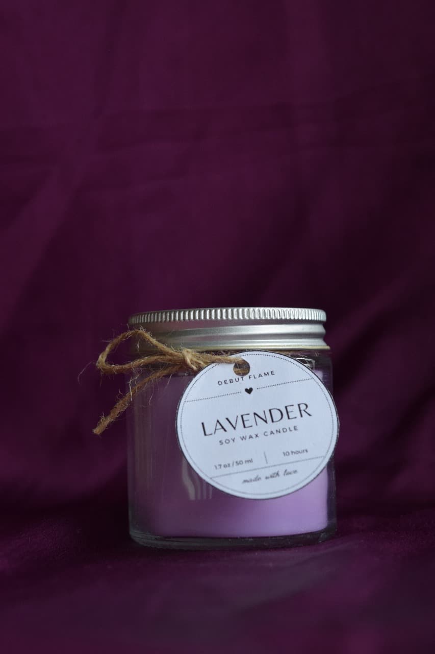 Lavender Wax Candle